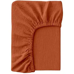 Простирадло на резинці муслін Cosas Terrakot 200х200х20 см (25Muslin_Terrakot_200x200x20)