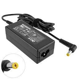 Блок живлення для ноутбука Acer 19V, 1.58A, 30W, 5.5x1.7 мм, 3 holes, black (без кабеля!) - мініатюра 2