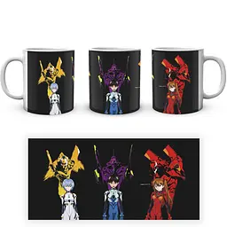 Кухоль GeekLand Evangelion Євангеліон Аска Сіндзі EVA 002.32 330 мл білий - мініатюра 4