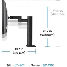Монітор BenQ 28.2` RD280UA (9H.LM2LJ.TBE) [147887] - мініатюра 14