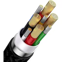 Кабель Baseus Flash Series Ⅱ 3-in-2 Cable USB+Type-C to MicroUSB+Lightning+Type-C 100W 1.2m CASS030101 Black - мініатюра 4