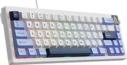Механічна клавіатура Ajazz AK650 Sea Salt Switch White USB-C (AK650-SS-BWB) - мініатюра 4