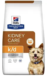 Сухий лікувальний корм Hills PD Canine K/D 12 кг для лікування хвороб нірок та серцевої недостатності у собак.