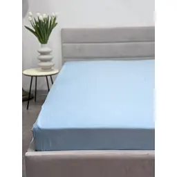 Простирадло на резинці Ecotton Blue Полісатин 200х140 см (24575) - мініатюра 2