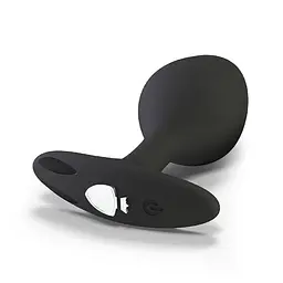 Анальна пробка Mystim Buttplug Rocking Force Vibe 9.5 см (чорний) - мініатюра 2