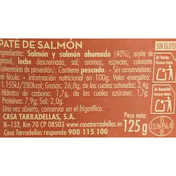 Паштет Casa Tarradellas Salmon з лососем 125 г - мініатюра 7