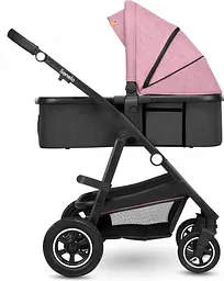 Універсальна коляска 2 в 1 Lionelo Amber 2 Pink Rose, рожева (LO-AMBER PINK ROSE (2in1)) - мініатюра 3