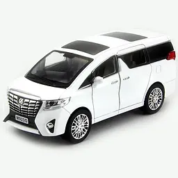 Колекційна металева модель автомобіля АвтоЕксперт Toyota Alphard з інерцією, світлом та звуком 1:24 - мініатюра 4