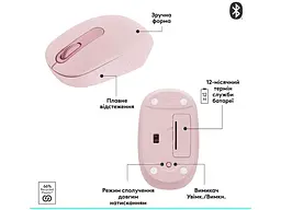Миша Logitech M196 Bluetooth Rose (910-007461) - мініатюра 5