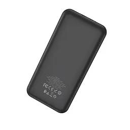 Зовнішній акумулятор Hoco J52 New Joy 10000 mAh акб чорний портативний - мініатюра 2