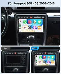 Автомагнітола Android 4/64 ГБ 9" для Audi A4/S4/RS4 B6 B7 8E 2000–2009, CarPlay Android Auto - мініатюра 8