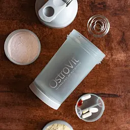 Шейкер OstroVit Smart Premium Grey 3 in 1 защіпка кулька 450 мл - мініатюра 2
