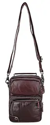Сумка чоловіча 14435 Vintage коричнева - мініатюра 10