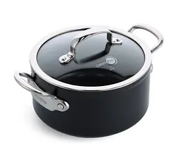 Каструля з кришкою GreenPan Barcelona Pro, 24 см, 4,9 л, з керамічним покриттям (CC005334-001)