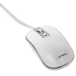 Оптична мишка Gembird MUS-4B-06-WS USB чорно-сiра - мініатюра 2