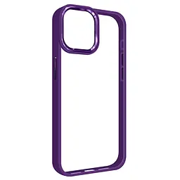 Чехол для Apple iPhone 15, UNIT2, фиолетовый, ударопрочный, прозрачный противоударный чехол-накладка из TPU и поликарбоната (PC), с защитными бортиками, защита всего корпуса от ударов и царапин, ArmorStandart (ARM69969)