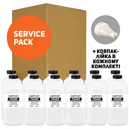 Тонер HP Универсальный №1 1010/1100/1005/1200/3020, 10 кг (12 банок по 833 г), Patron (PN-HU1-10SP)