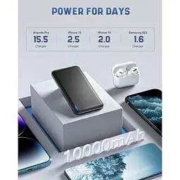 Повербанк Power Bank Acmaker Q1071 портативний зарядний пристрій 10000mAh - мініатюра 2