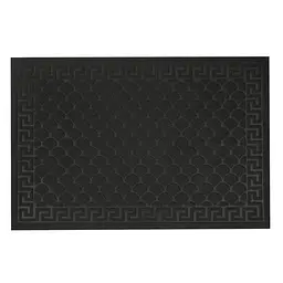 Килимок придверний Eco Fabric Луска без кромки чорний 60 х 90 см (6090-001) - мініатюра 3