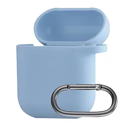 Чехол Silicone Case 1,2mm для AirPods 1/2 Sky синий