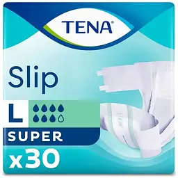 Підгузки для дорослих Tena Slip Super Large 30 (7322541118499)