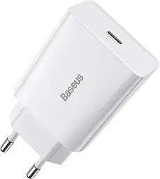 Зарядний пристрій Baseus Speed Mini Quick Charger 1C 20W EU white (CCFS-SN02)