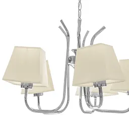 Люстра підвісна Brille з абажуром E27 60W CH (BKL-653S/5) - мініатюра 6