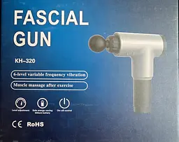 Масажний пістолет Fascial Gun для м'язів 2000 мАг (4 насадки) - мініатюра 8