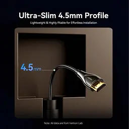Кабель мультимедійний HDMI M to HDMI M 100.0m 4K fiber optic black Vention (ALSBAD) - мініатюра 6