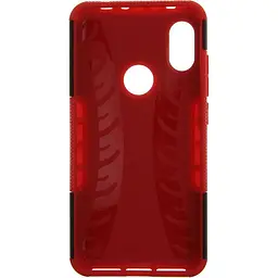 Чохол-накладка Toto Dazzle Kickstand 2 in 1 Case Xiaomi Redmi Note 6 Pro Red - мініатюра 5