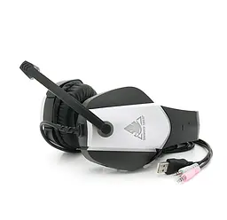 Ігрові навушники з мікрофоном Jedel HG220 Black-Silver - мініатюра 3