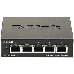 Комутатор DGS-1100-05V2 5xGE Easy Smart D-Link teh0018236