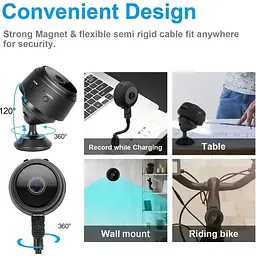 Wi-Fi мінівідеокамера з SD-картою YOSO YOIPC48D2MP20 2.8mm V380 - мініатюра 6