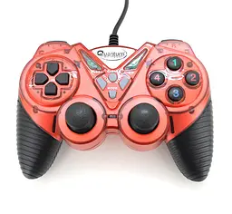 Геймпад USB джойстик ПК Voltronic DualShock USB-908 Red - мініатюра 1