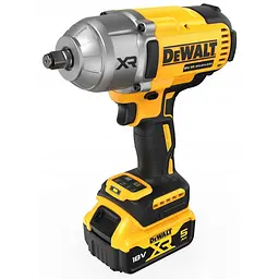 DeWALT Гайковерт ударний DeWalt XR Li-Ion 18В акб 2х5А·рік 1898Нм 2300об/хв 2200уд/хв 1/2" ЗП кейс 2.9кг - мініатюра 4