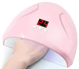 Лампа для сушіння нігтів манікюру та педикюру Beauty Nail Led Lamp 258FD компактна з UV світлом на 36w - мініатюра 4