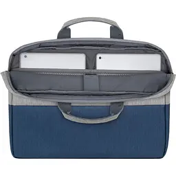 Сумка для ноутбука RivaCase 15.6" 7532 (Grey/Dark blue) - мініатюра 8