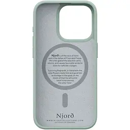 Чохол-накладка Njord Fabric MagSafe Case Turquoise для iPhone 15 Pro (NA53FA13) - мініатюра 3