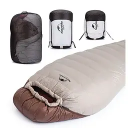 Спальник Naturehike Snowbird (NH20YD001) -3℃ - з натуральним пухом - 205см - мініатюра 5