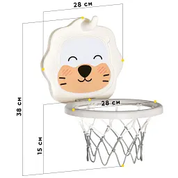 Игровой набор Mealux Баскетбольная корзина Sonic (KD-H012 White) - миниатюра 2