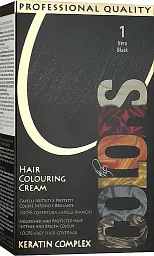 Фарба для волосся Maxima Professional Hair Сoloring з кератином колір 1 чорна - мініатюра 4