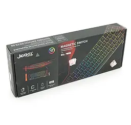 Механічна ігрова клавіатура JEDEL KL166 Hot-Swap Outemu Magnetic Switch Black - мініатюра 4