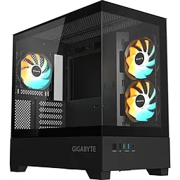 Корпус Gigabyte C201 Panoramic Black (GB-C201P) [146762]