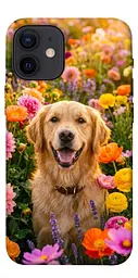 TPU чохол Demsky Flowery labrador для Apple iPhone 12 mini (5.4")