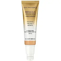Тональна основа Max Factor Miracle Second Skin відтінок 04 (Light Medium) 30 мл - мініатюра 2