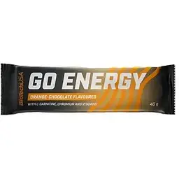 Протеїновий батончик BiotechUSA Go Energy Bar Апельсин у чорному шоколаді 40 г