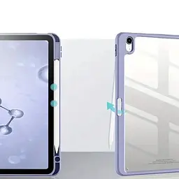 Чохол-книжка BeCover Soft Edge TPU з кріпленням Apple Pencil для Apple iPad Air 4/5 2020/2022 10.9" Purple (711701) - мініатюра 3