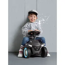 Машинка для катання малюка Big Bobby Car Нео антрацит (56243) - мініатюра 10