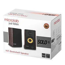 Акустична система Microlab 2.0 SOLO 4 60W Brown (SOLO-4BR) - мініатюра 10
