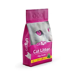 Наповнювач для котячого туалету Catfun бентонітовий з ароматом дитячої присипки 5 л (арт.23.5KDK.00139)